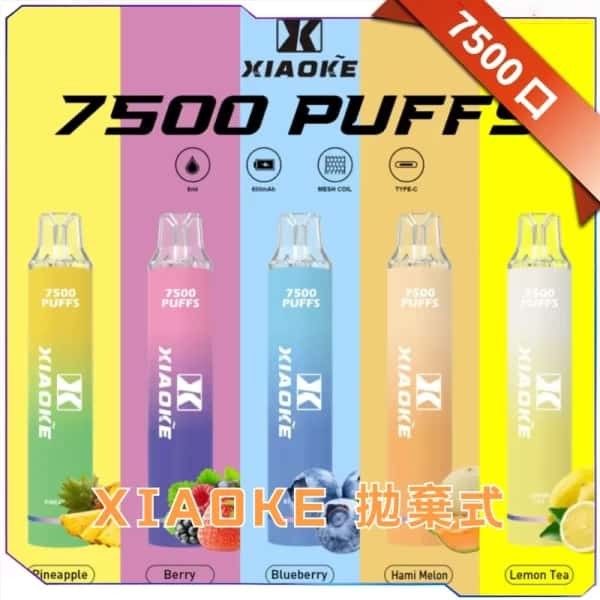 【B倉庫】XIAOKE梟客拋棄式7500口